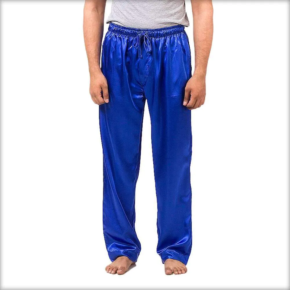 100% Polyester Solid Satin Men's Pajama MP51-RB