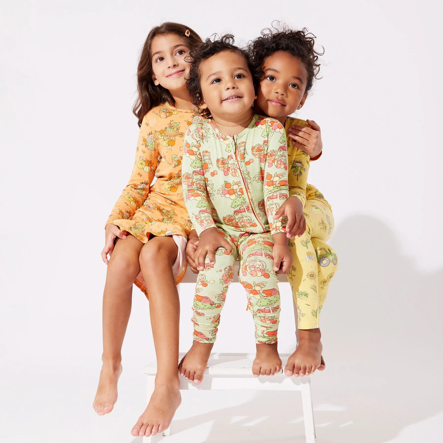 Autumn Harvest Bamboo Kids Pajamas