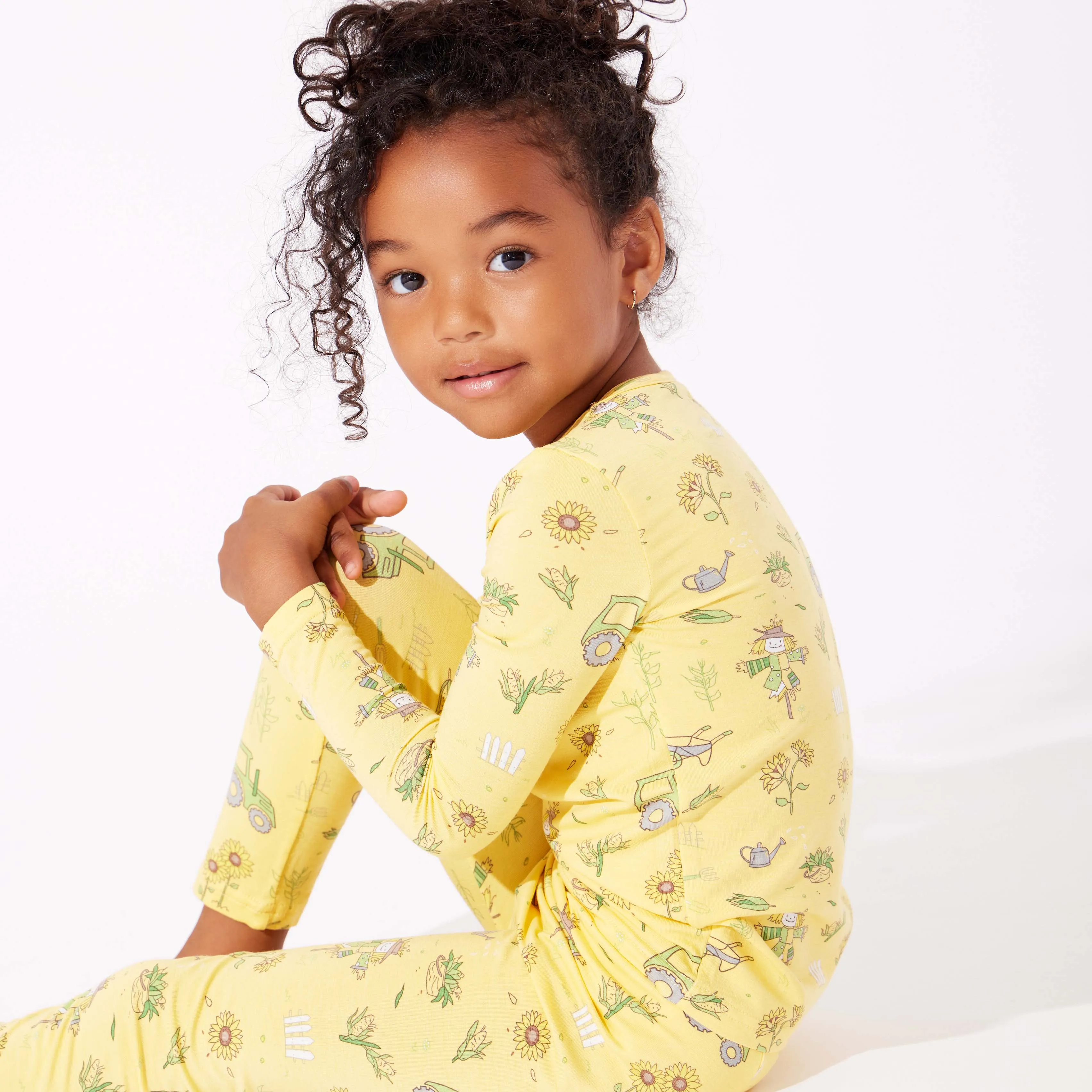 Autumn Harvest Bamboo Kids Pajamas