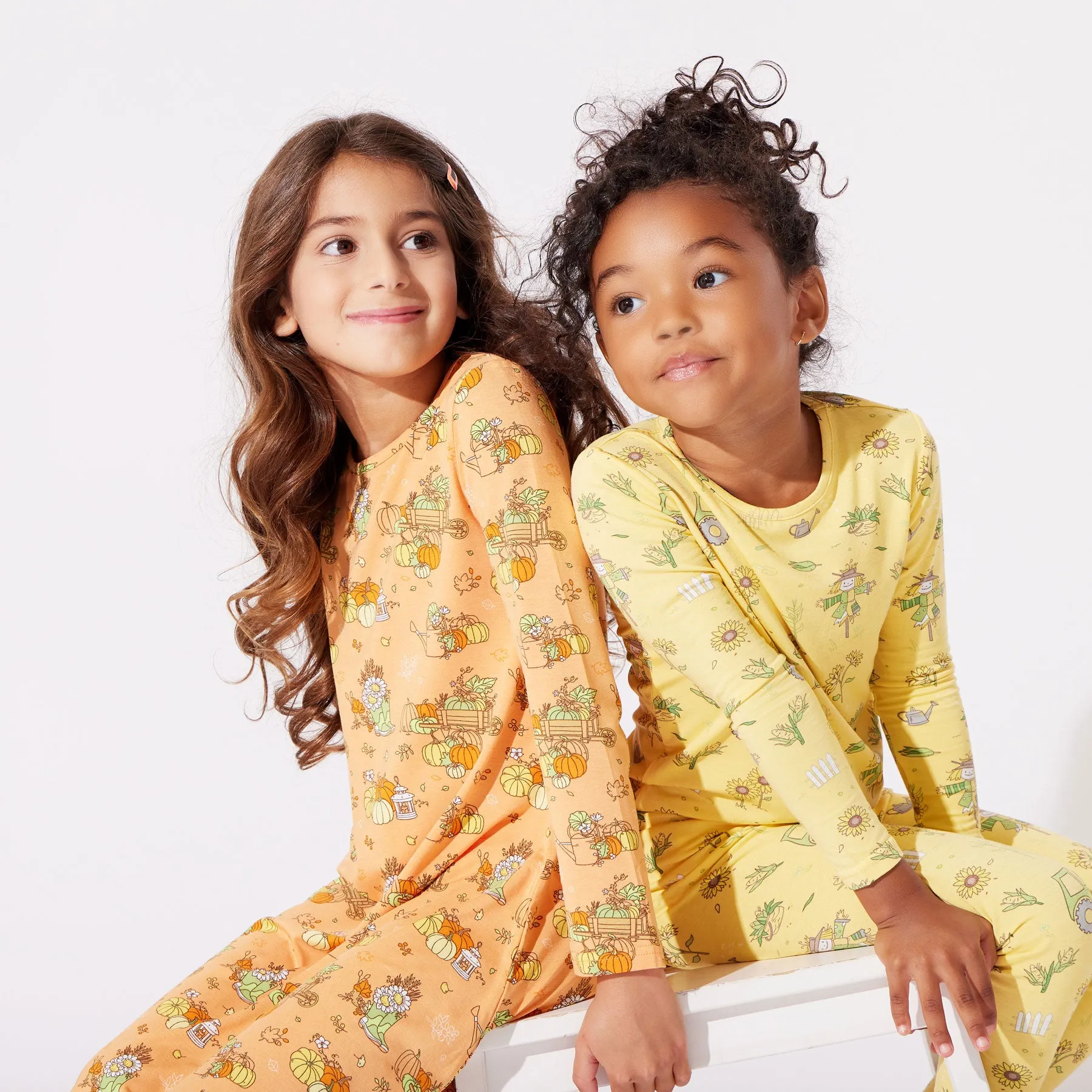 Autumn Harvest Bamboo Kids Pajamas