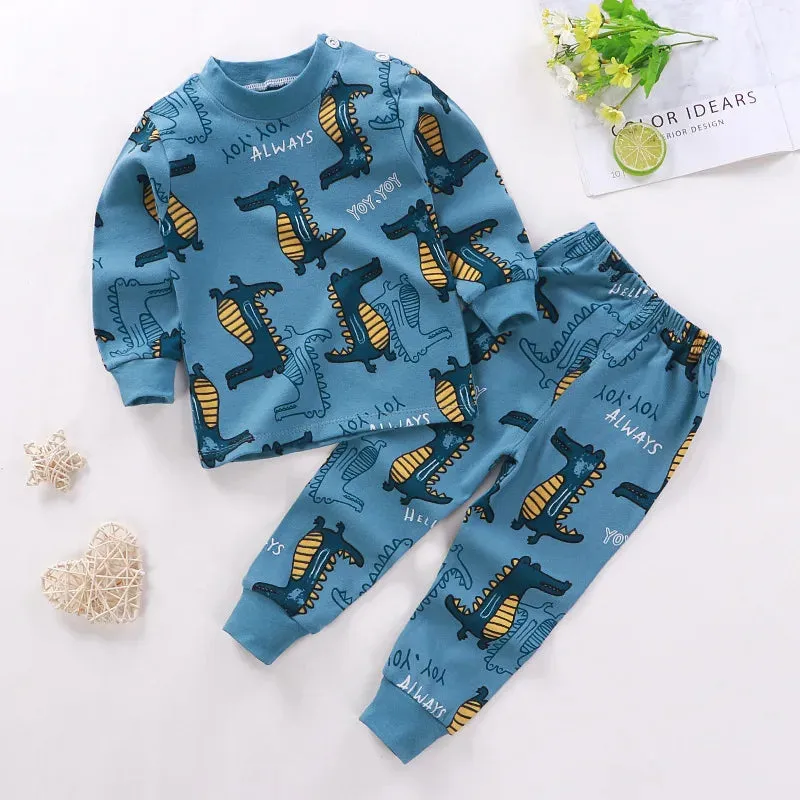 Baby Boys Dinosaur Pajama Sleepwear Sets