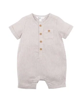 Bebe - Nino Woven Stripe Romper