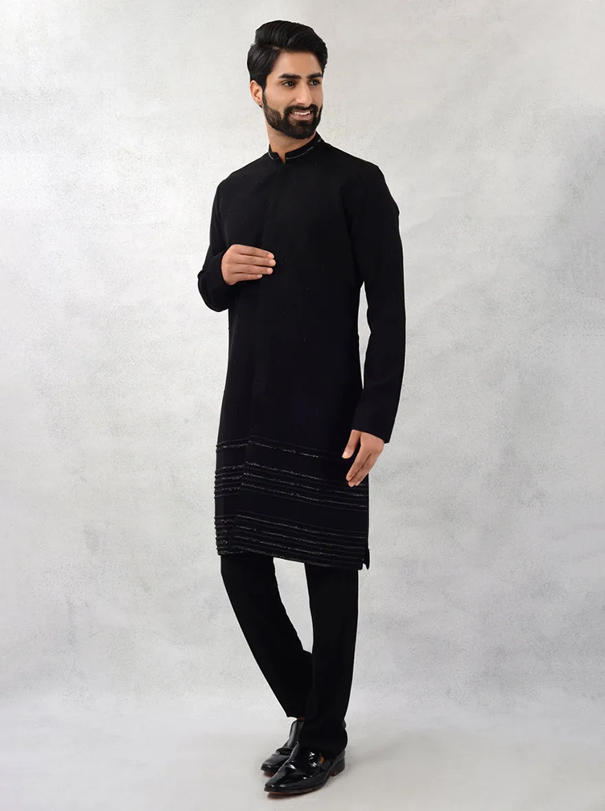 Black  Kurta Pajama | TULA