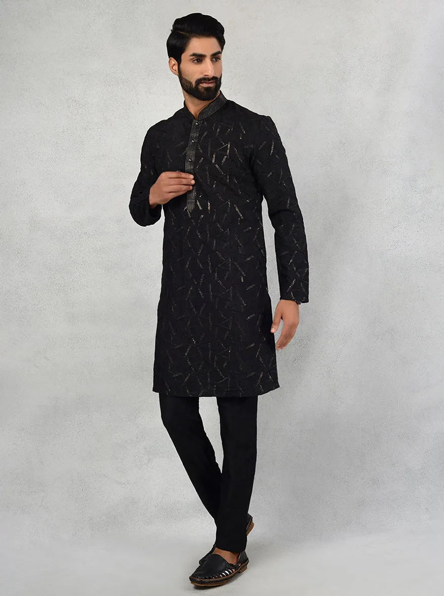 Black Kurta Pajama | TULA