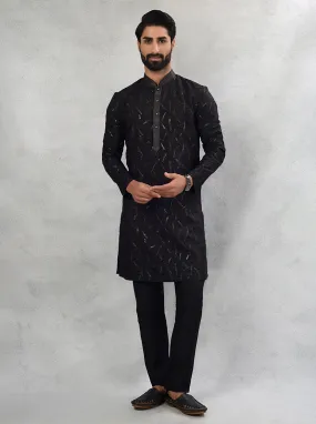 Black Kurta Pajama | TULA