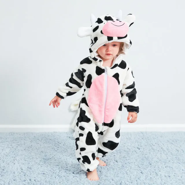 Boys- Girls Assorted Animal Onesies-Sleepers-Playtime - Toddler- Child