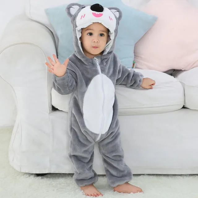 Boys- Girls Assorted Animal Onesies-Sleepers-Playtime - Toddler- Child