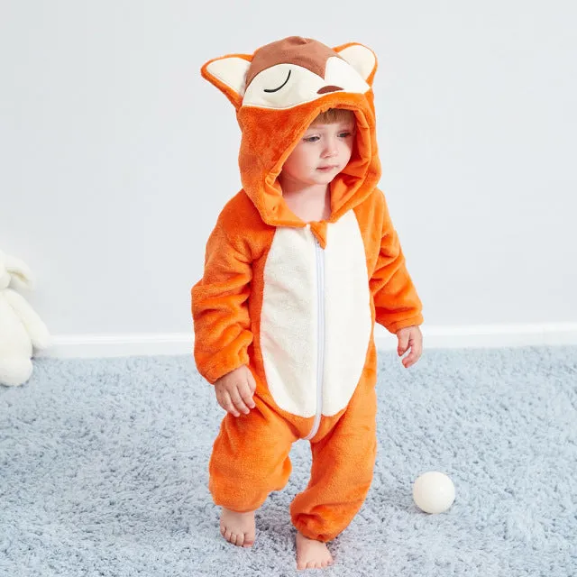 Boys- Girls Assorted Animal Onesies-Sleepers-Playtime - Toddler- Child