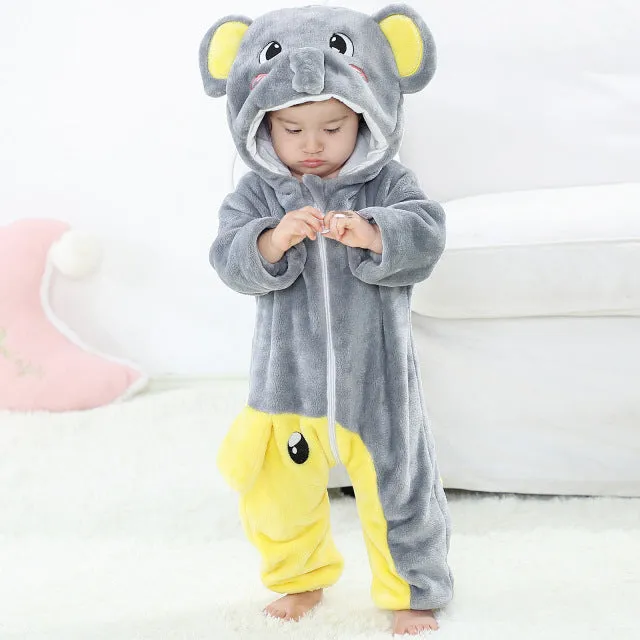 Boys- Girls Assorted Animal Onesies-Sleepers-Playtime - Toddler- Child