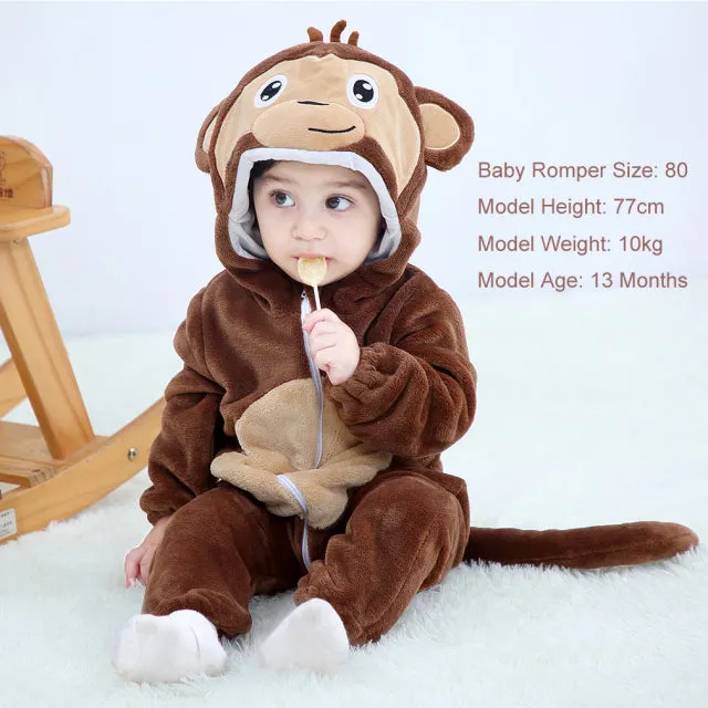 Boys- Girls Assorted Animal Onesies-Sleepers-Playtime - Toddler- Child