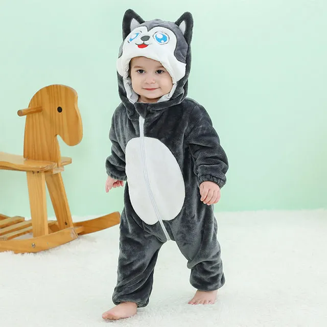 Boys- Girls Assorted Animal Onesies-Sleepers-Playtime - Toddler- Child