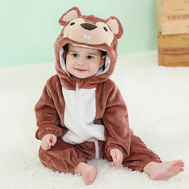 Boys- Girls Assorted Animal Onesies-Sleepers-Playtime - Toddler- Child