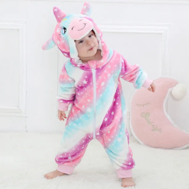 Boys- Girls Assorted Animal Onesies-Sleepers-Playtime - Toddler- Child