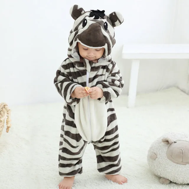 Boys- Girls Assorted Animal Onesies-Sleepers-Playtime - Toddler- Child