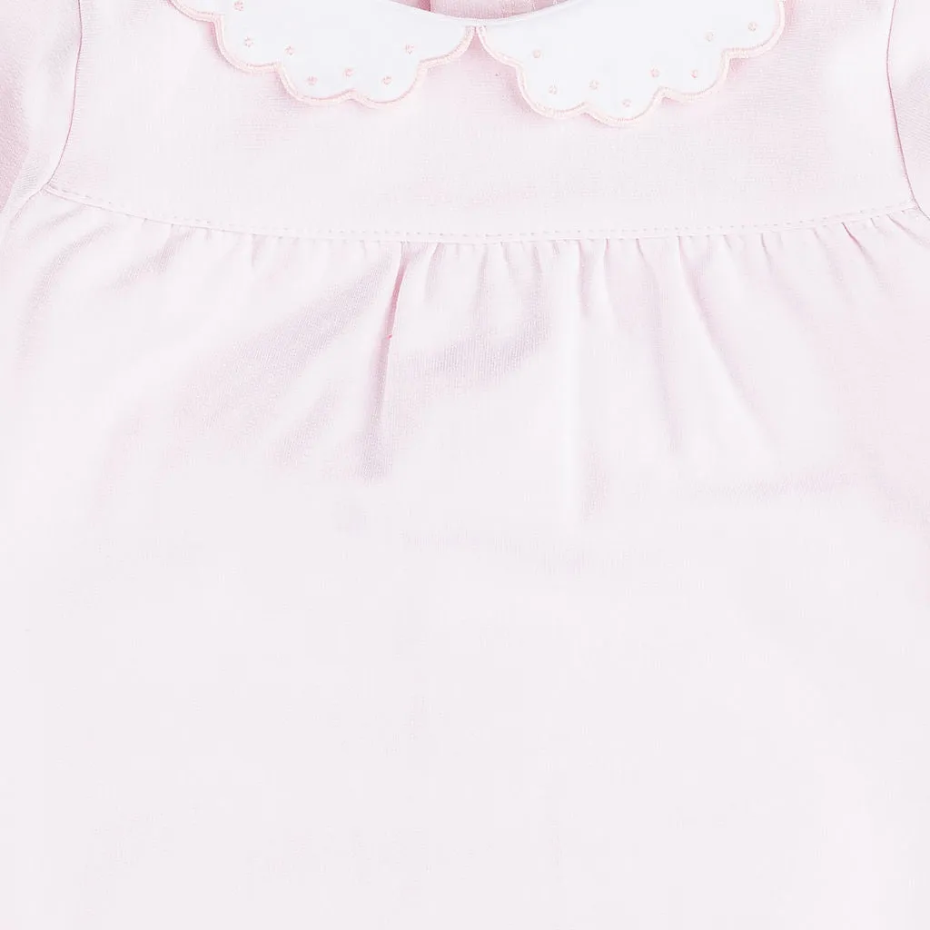 Cannella Baby Pink Fleece Lined Romper