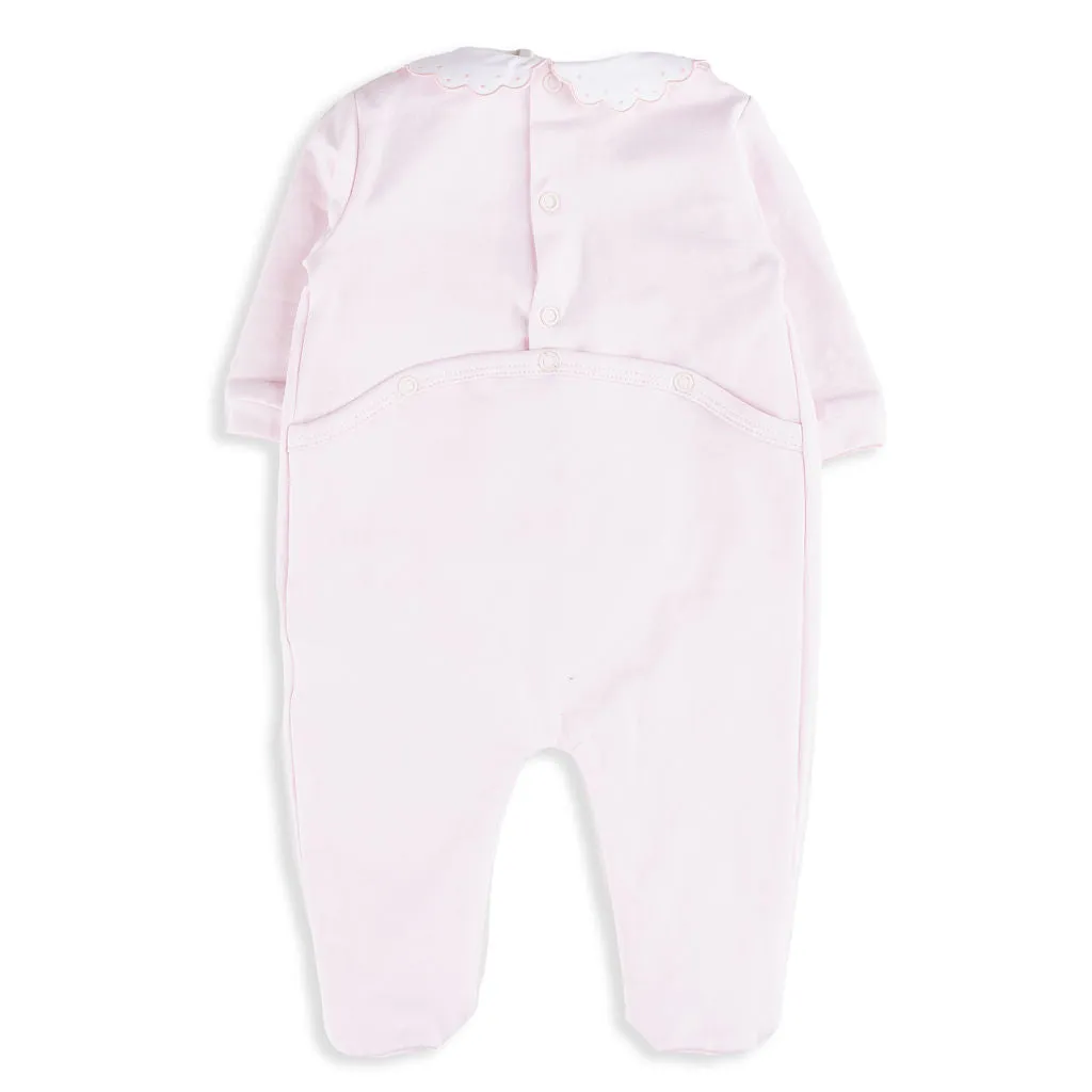 Cannella Baby Pink Fleece Lined Romper