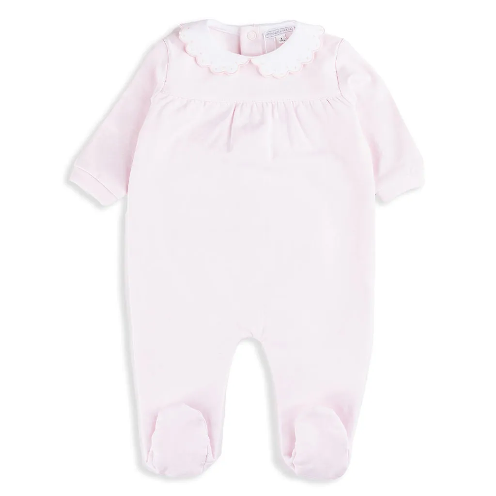 Cannella Baby Pink Fleece Lined Romper