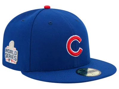 Chicago Cubs New Era 2016 American League Champions World Series Patch 59FIFTY Fitted Hat