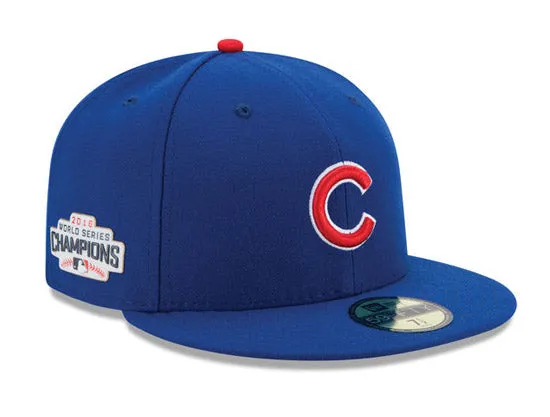 Chicago Cubs New Era Royal 2016 World Series Champions Side Patch 59FIFTY Fitted Hat