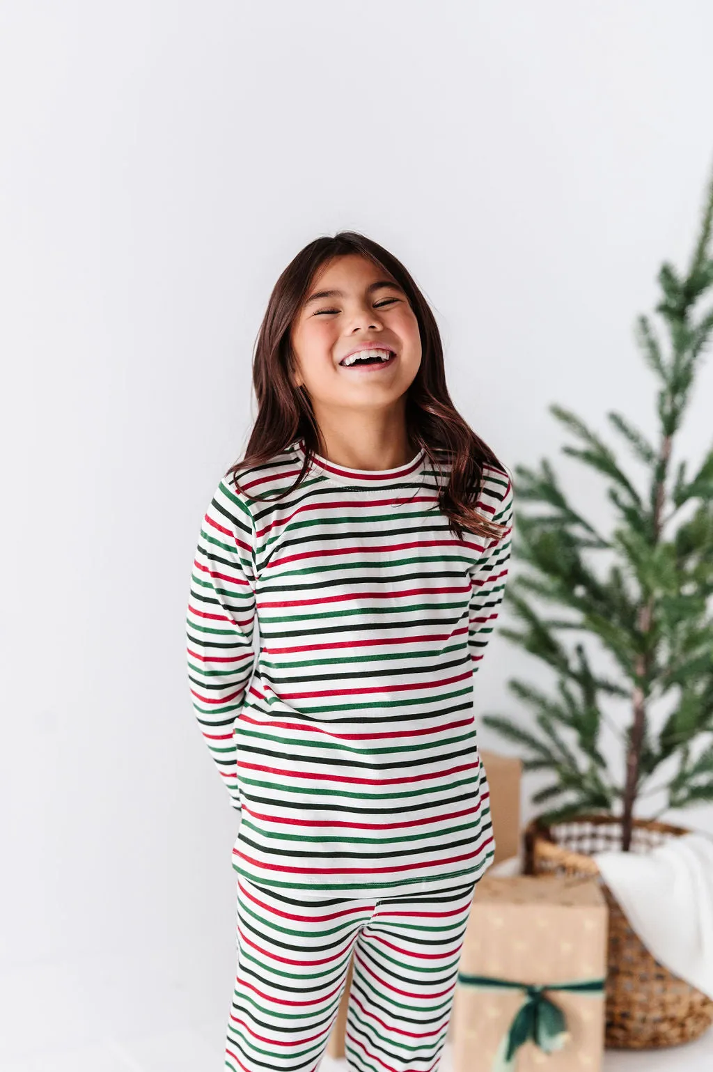 Children's Holiday Stripe Pajama Set