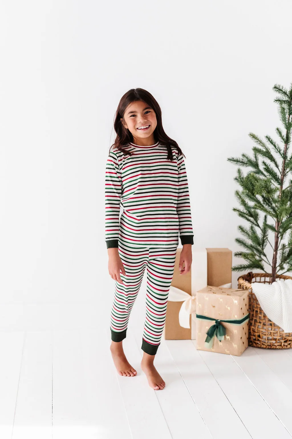 Children's Holiday Stripe Pajama Set