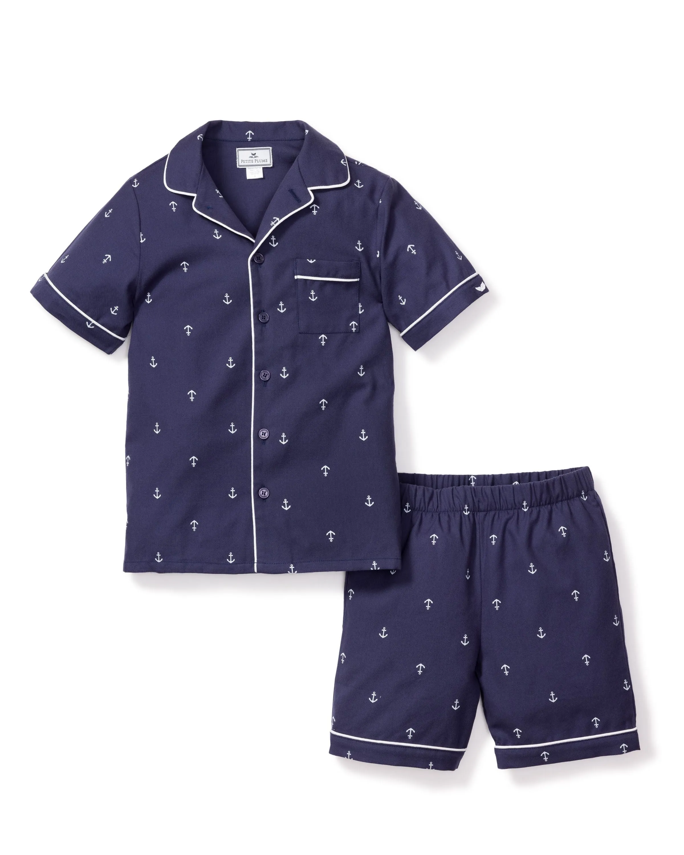 Children's Portsmouth Anchors Short Set Pajamas