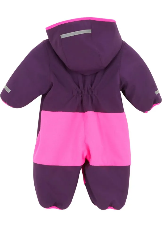 Children's softshell overalls Bpc Bonprix Collection, purple