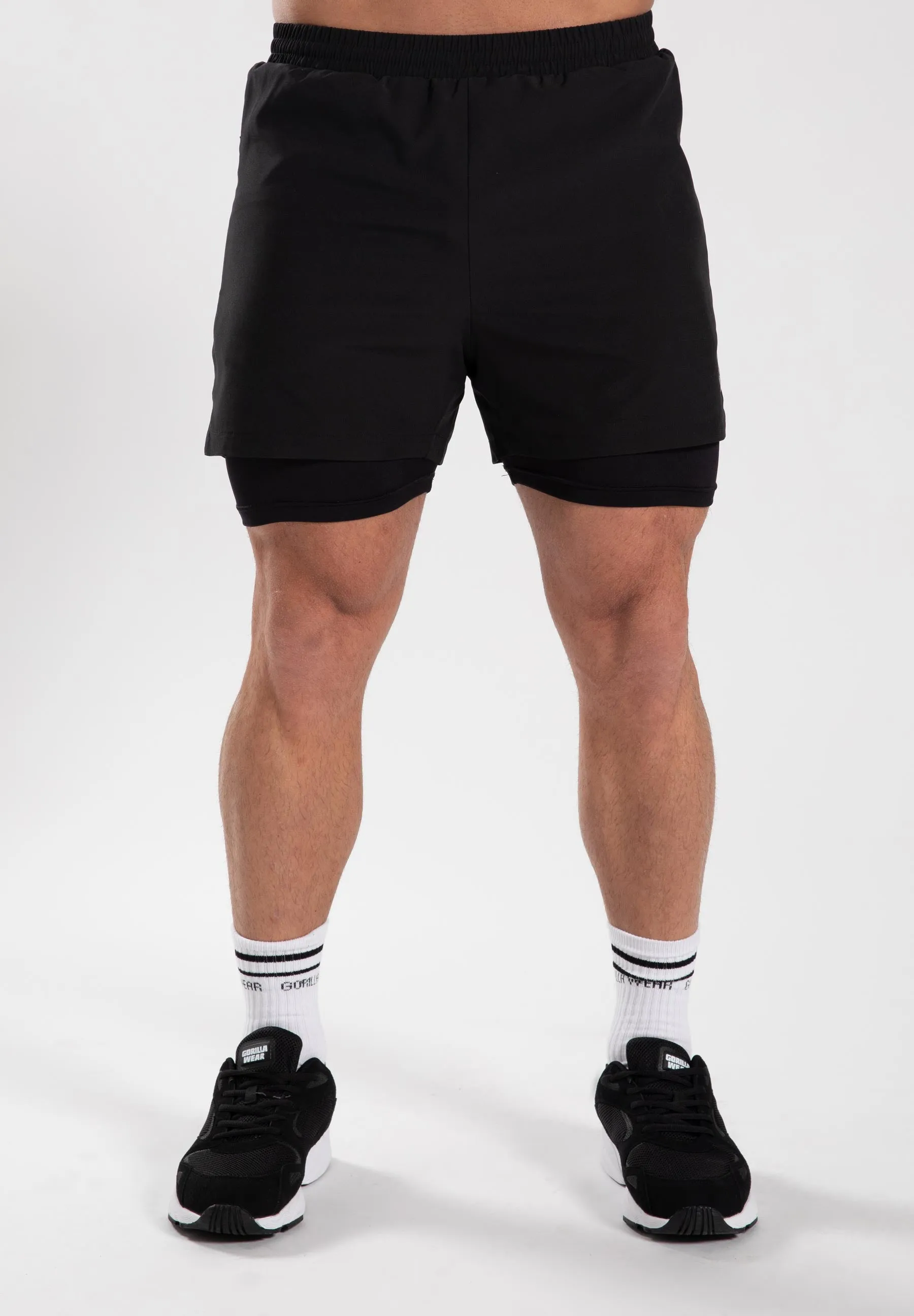 Cortez 2-in-1 Shorts - Black