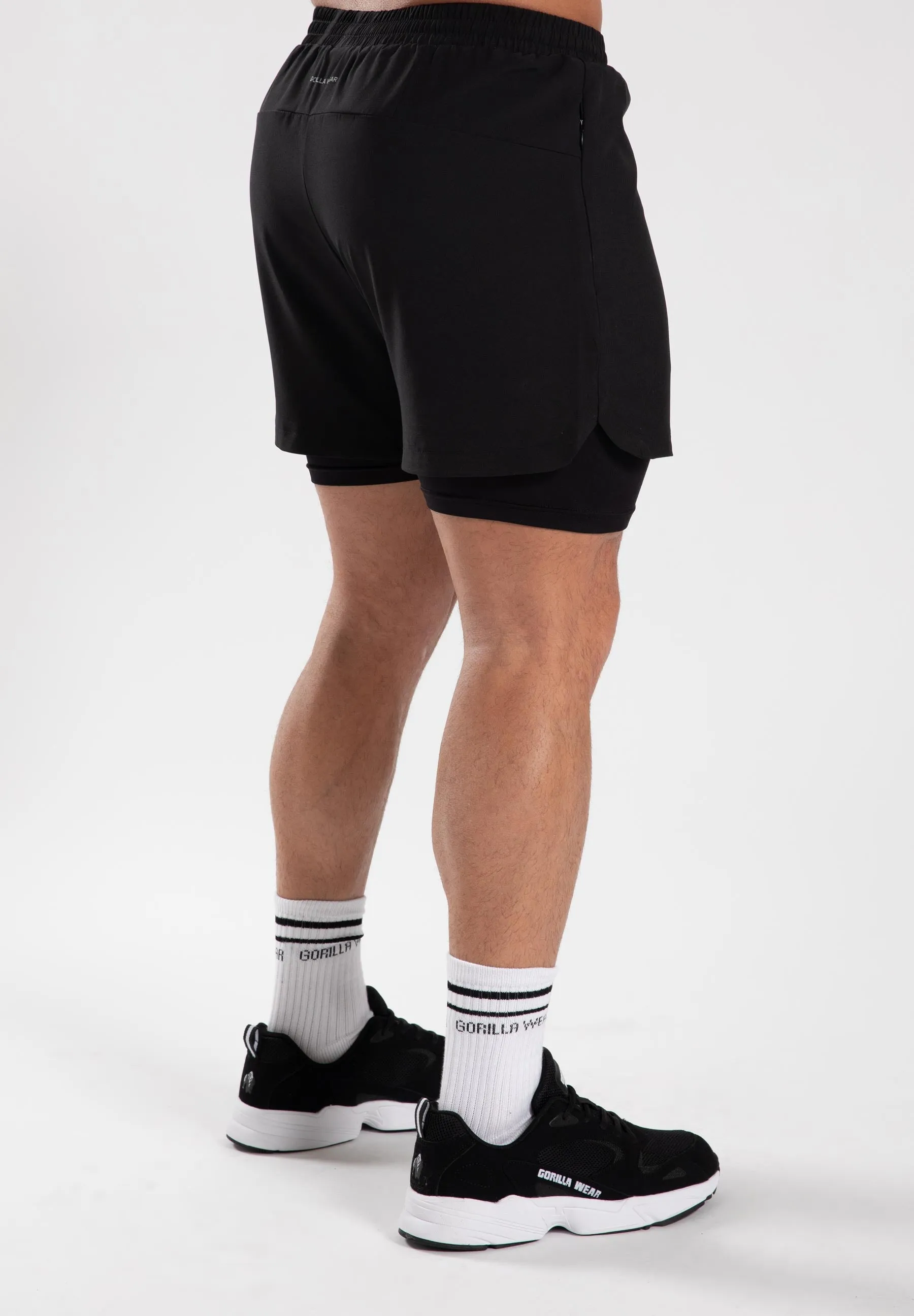 Cortez 2-in-1 Shorts - Black