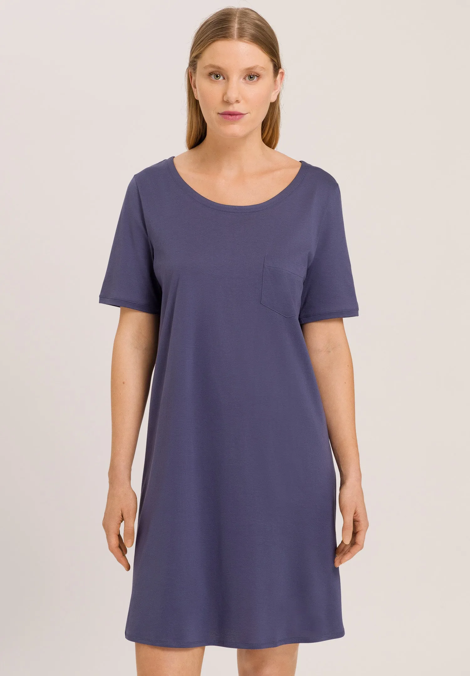 Cotton Deluxe Round Neck Cotton Nightgown | Nightshade 77953-2602