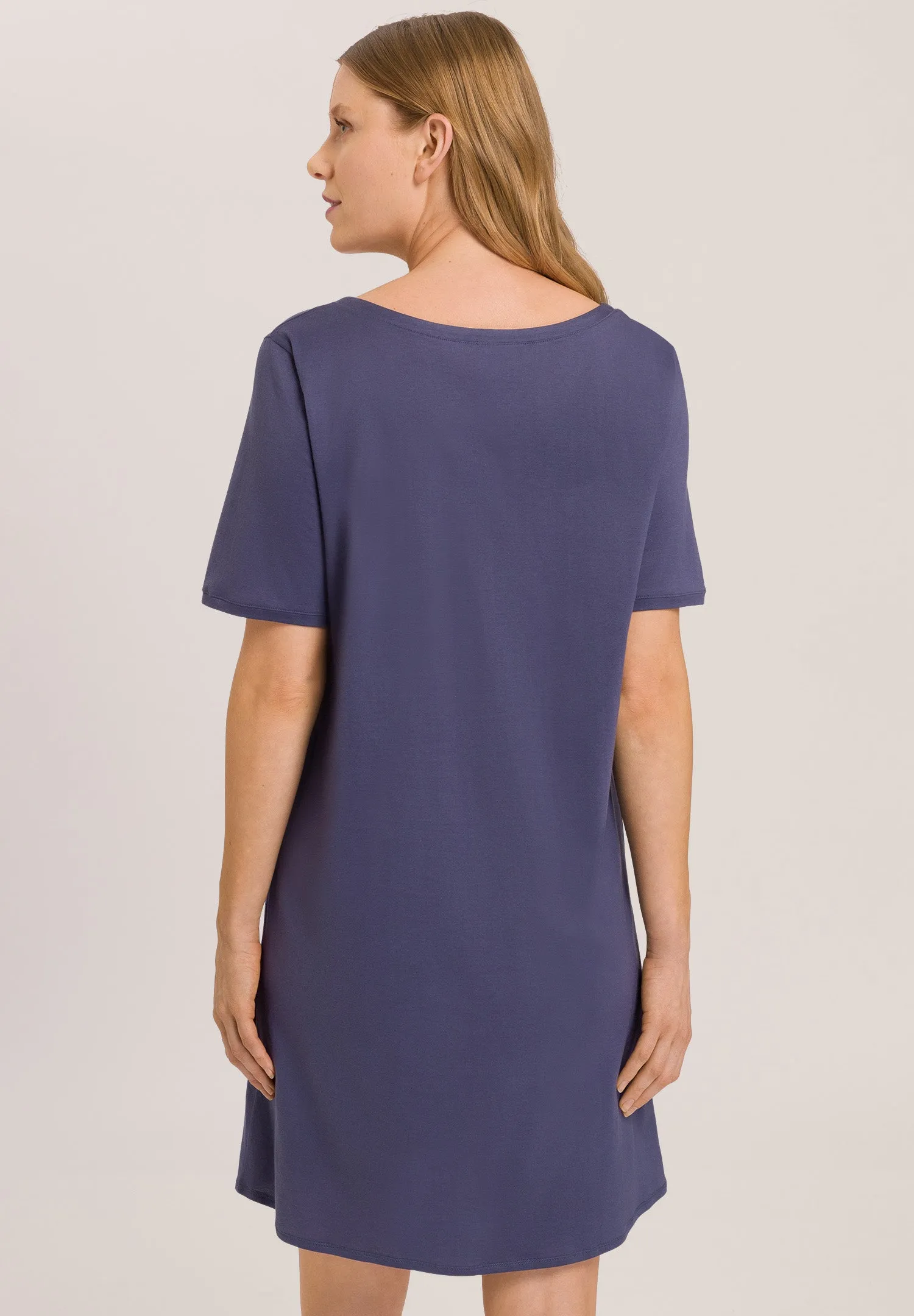 Cotton Deluxe Round Neck Cotton Nightgown | Nightshade 77953-2602