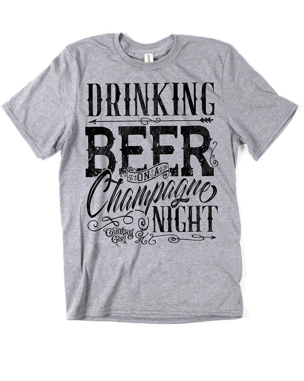 Country Girl® Women's Cotton Tee Champagne Night