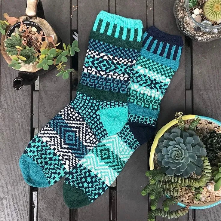 Crew Socks - Evergreen