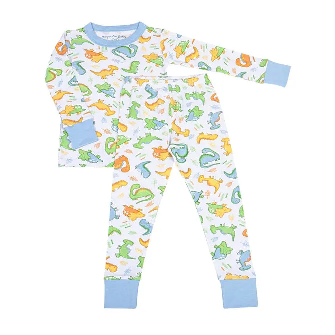 Dino Dreams Light Blue Toddler Long Pajamas