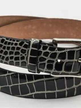 Embossed Belt - Black & White