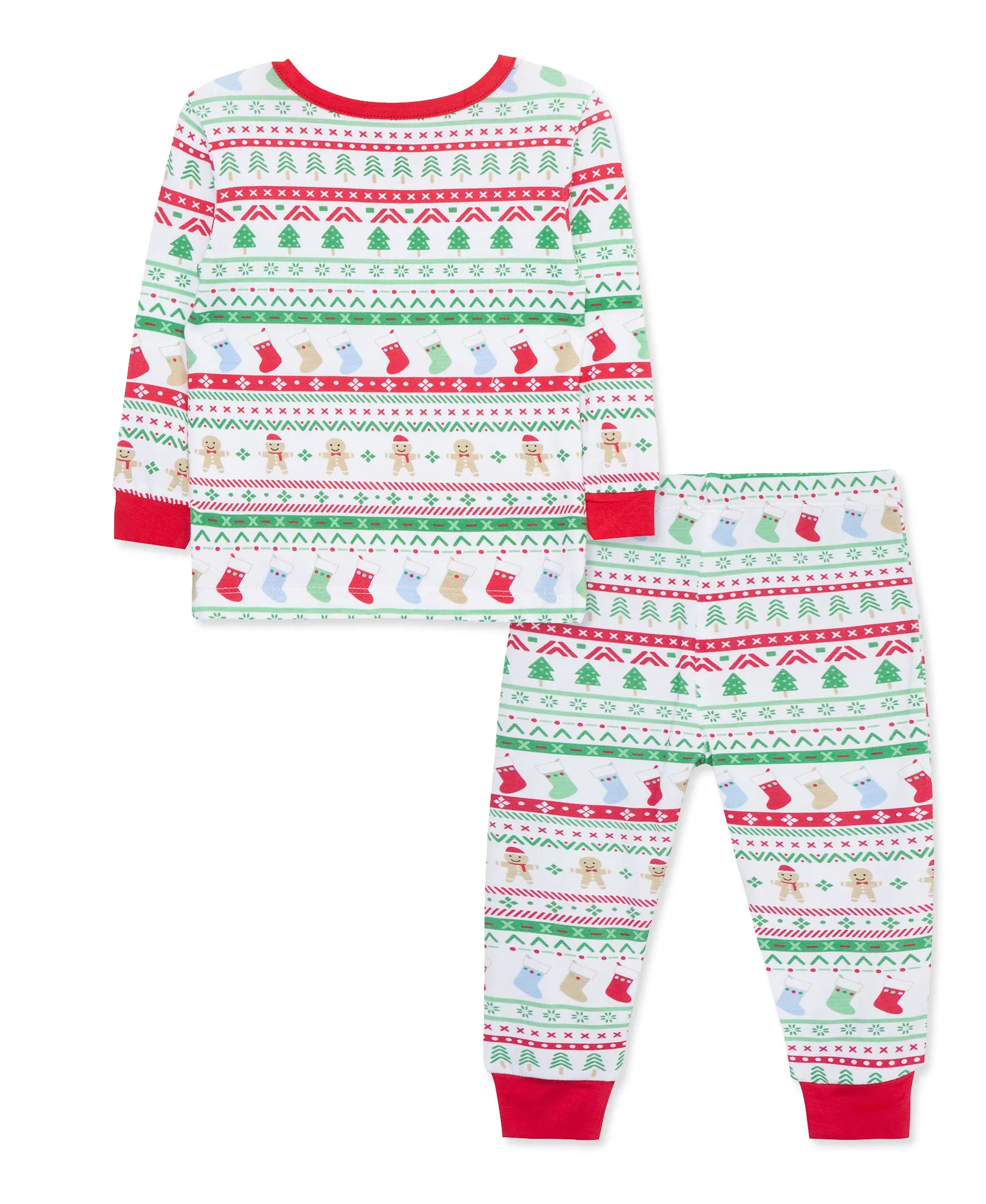 Fair Isle Bamboo Pajama Set (2T-4T)