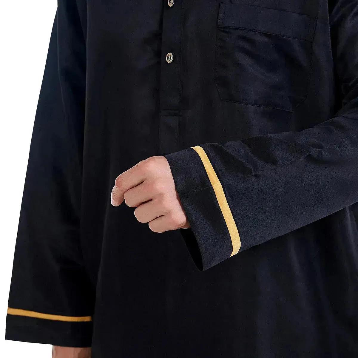 Fashionable and Elegant Foreign Trade Arab Middle East Men's Robe Moroccan Men's Jalabiya