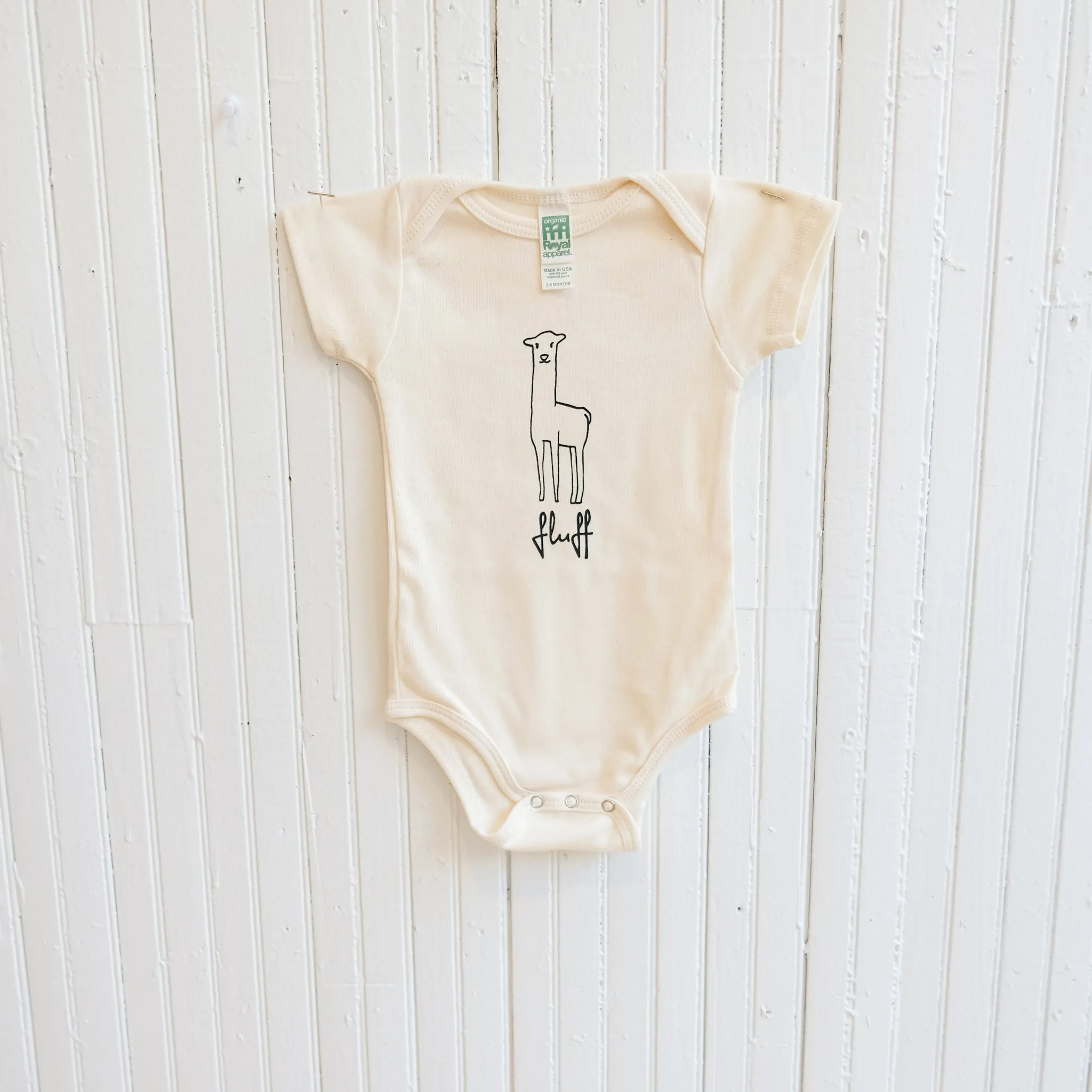 Fluff Alpaca Organic Cotton Onesie