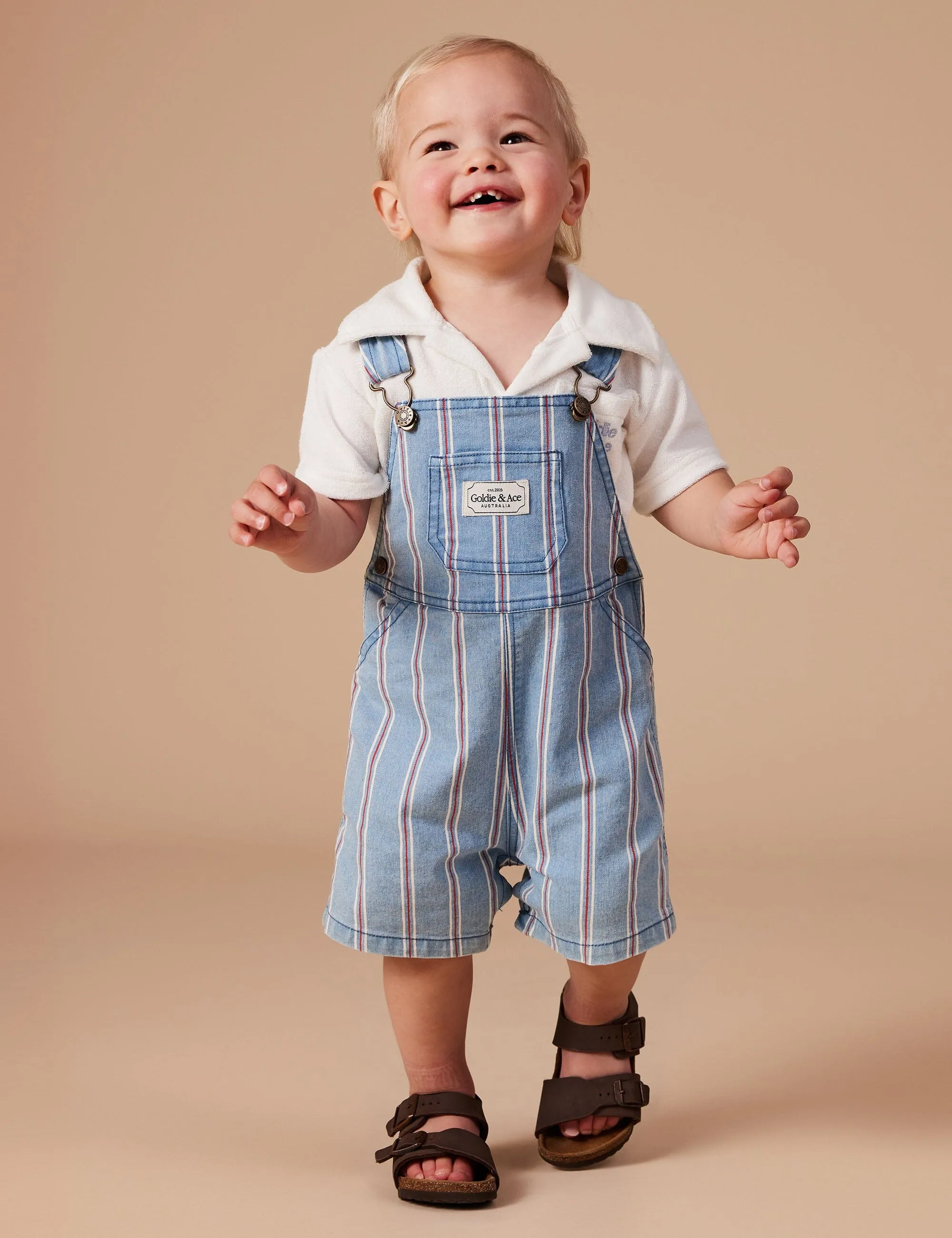 Goldie & Ace - Burton Classic Stripe Denim Overalls