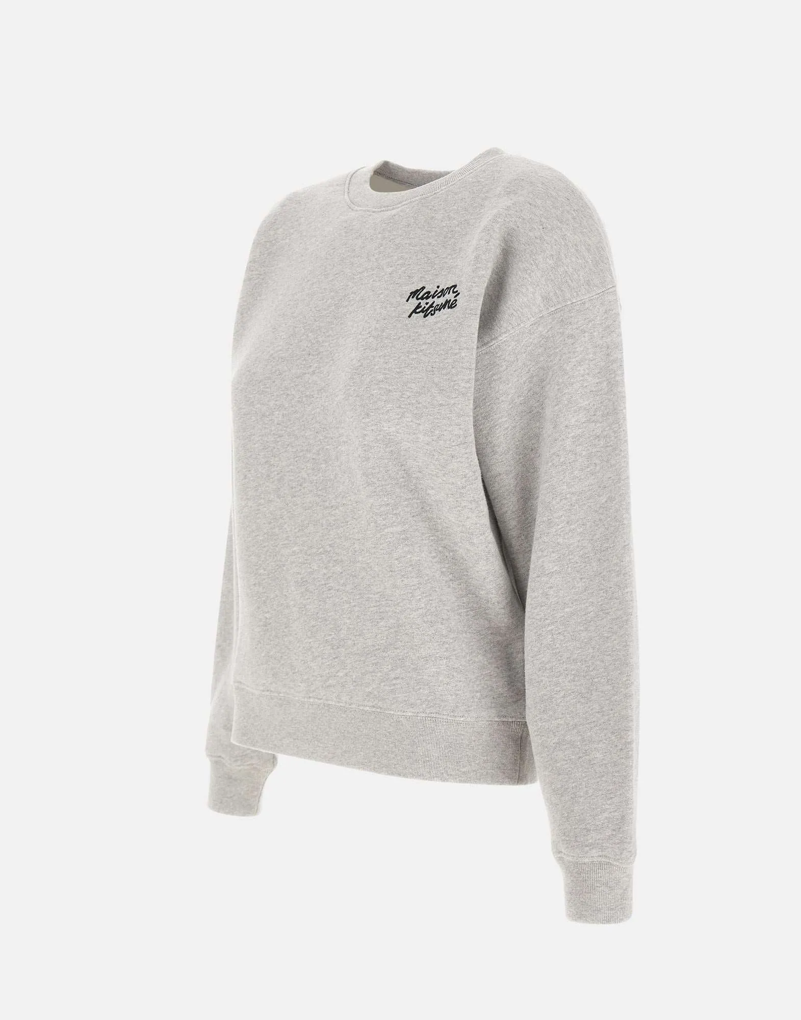 Grey Cotton Logo Sweatshirt