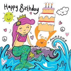 Happy Birthday - Cake For The Mermaid