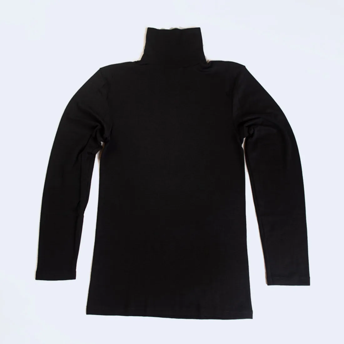 HOCOSA Organic Wool/Silk Undershirt, Polo Neck, for Men or Women