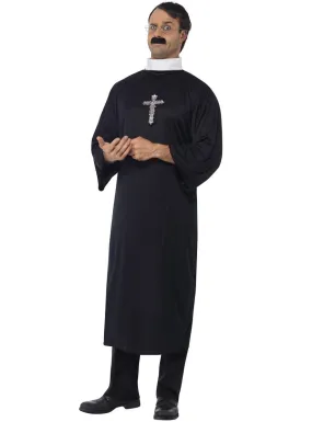 Holy Preacher Mens Plus Size Religious Priest Costume