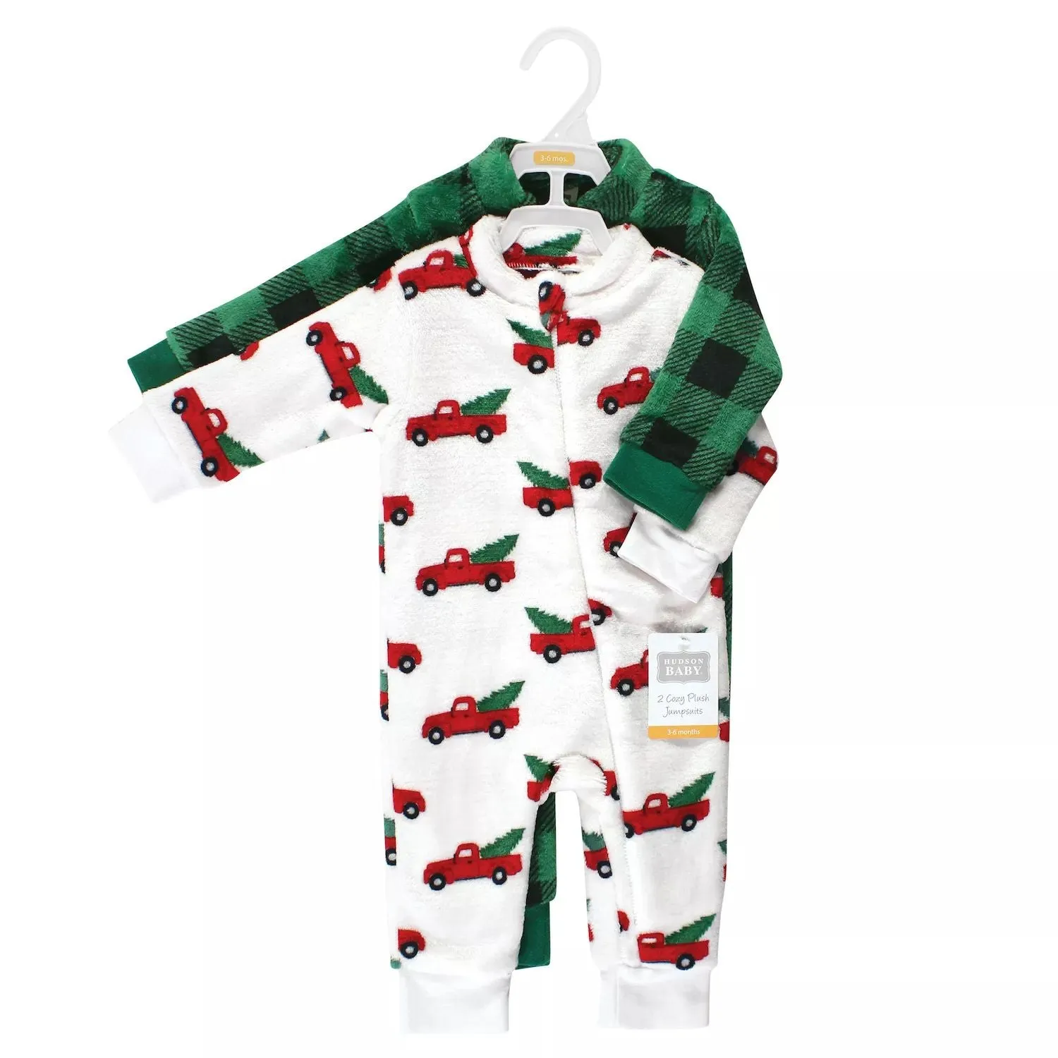 Hudson Baby Unisex Plush Onesies, Hudson Baby Truck Christmas Tree