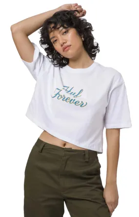 Huf Women's Forever Crop Top - White