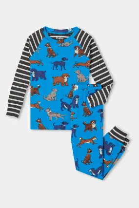 Kids Pajamas Hatley Playful Puppies