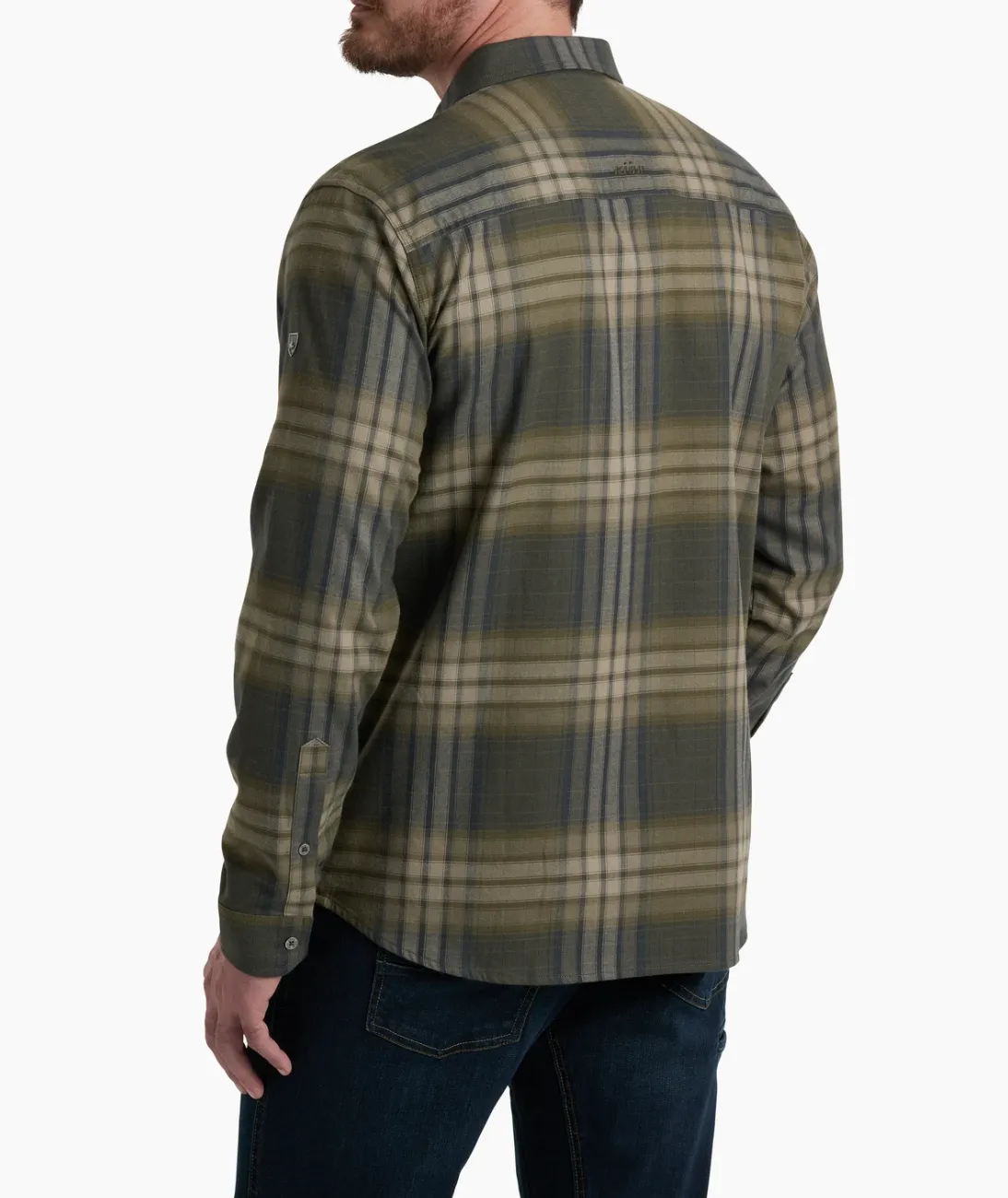 KUHL Men's Fugitive Flannel Shirt Smoke Sage