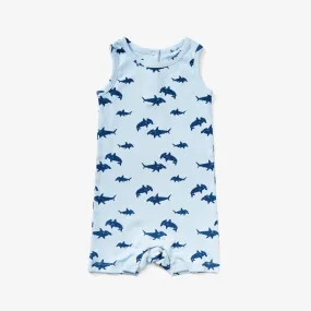 Lewis Babies' Sharks Tank Romper