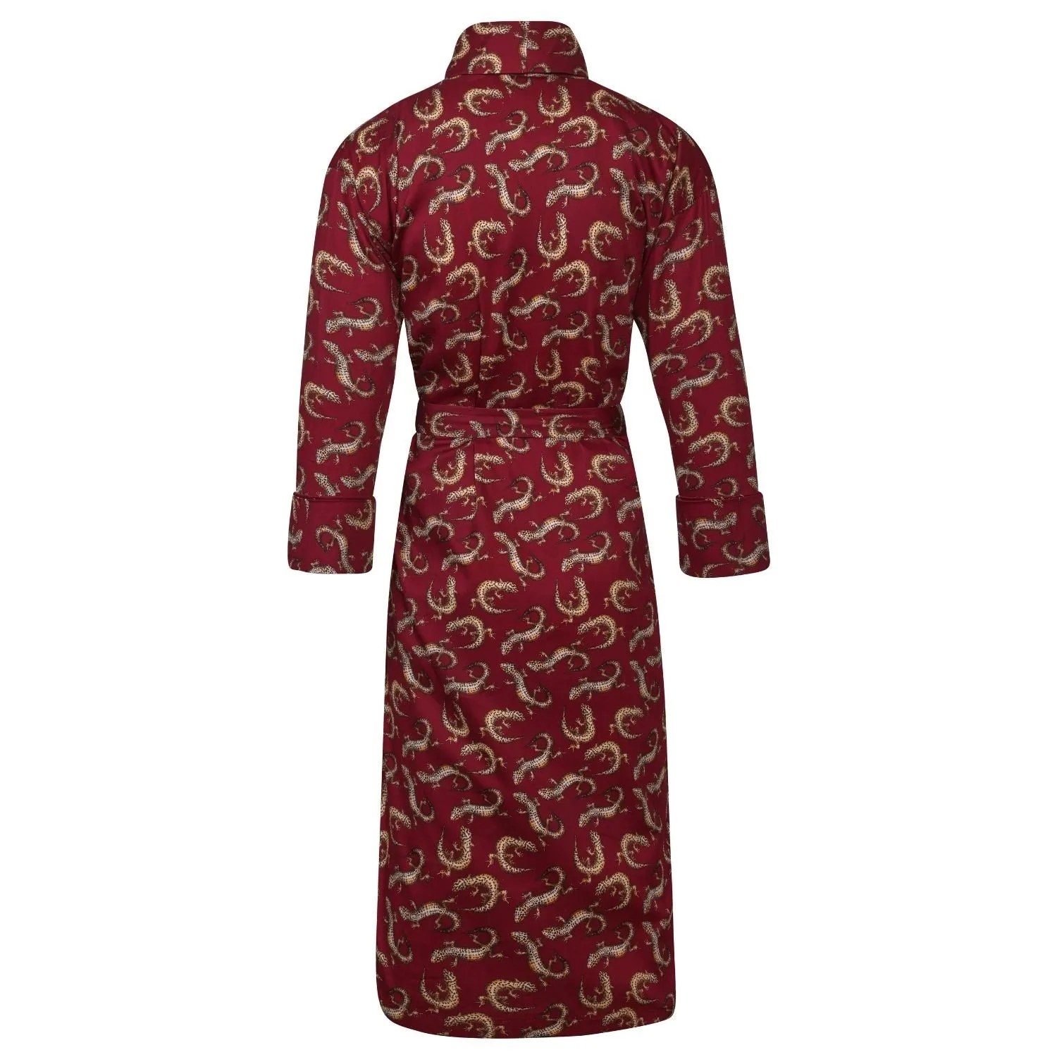 Lightweight Men's Robe - Gekko Claret