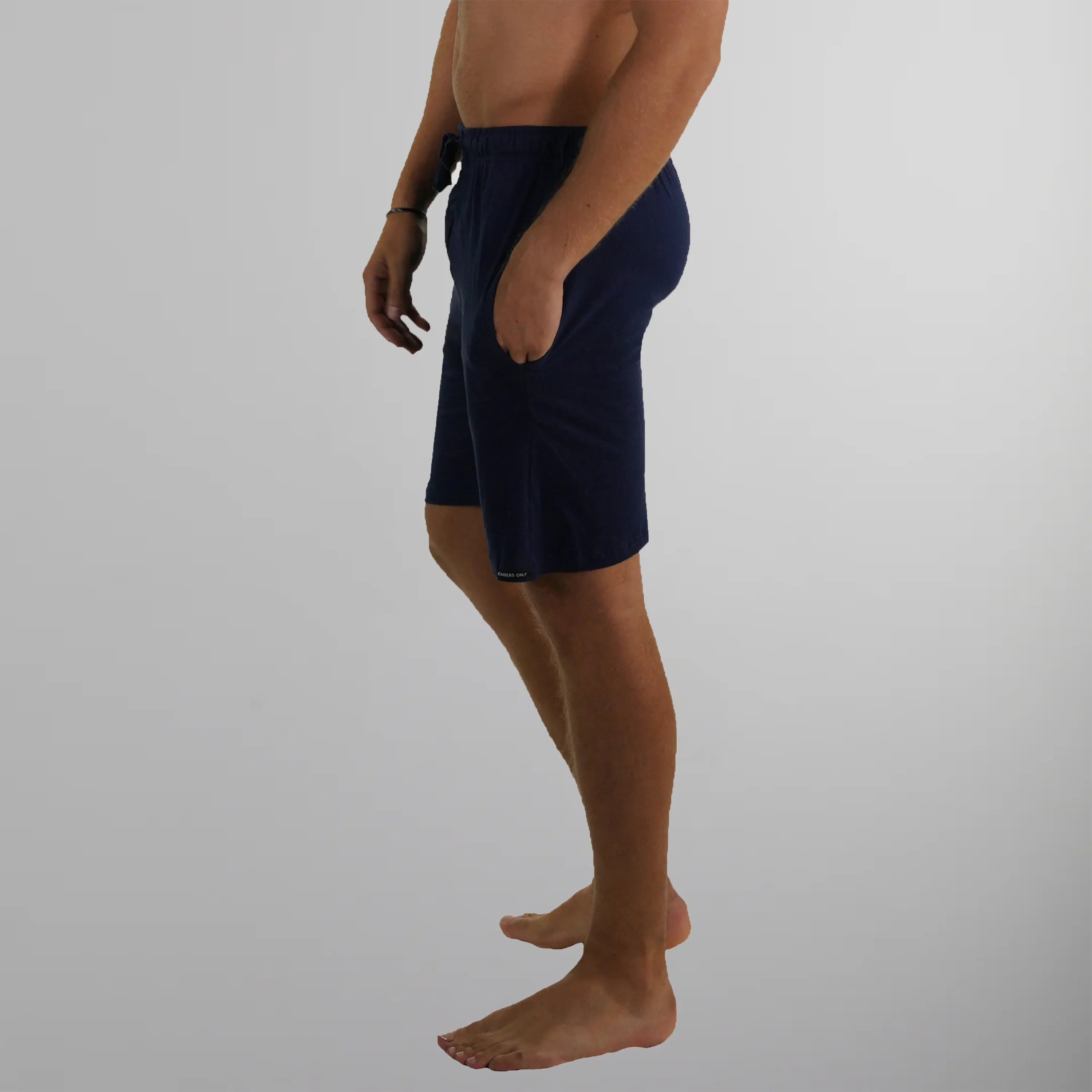 Men's Jersey Sleep Shorts - Navy - FINAL SALE